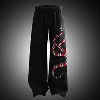 Snake Art Baggy Fit Sweatpants For Men & Women